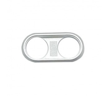 Рамка (кольцо) задней камеры iPhone 8 Plus (1шт.) Серебро#2083044