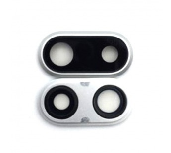 Стекло камеры с рамкой iPhone 8 Plus Белый#1745390