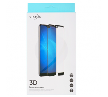 Защитное стекло 3D для iPhone 13/13 Pro/14 (черный) (VIXION)#1723928