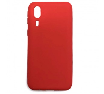 Чехол Samsung A02 Core (2019) Силикон Матовый Красный#1754061