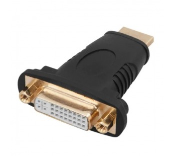 Переходник шт. HDMI - гн.DVI-D Gold#2047870