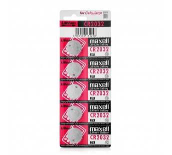 Элемент питания MAXELL CR2032 BL5 (5/100/2000)#1731451