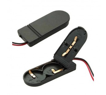 Отсек для батарейки CR 2032 2x3V с выключателем#2095282