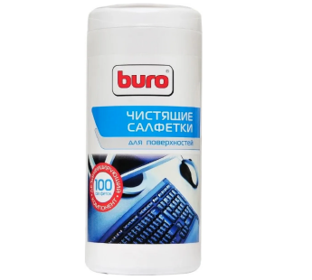 Салфетки Buro BU-Asurface для поверхностей туба 100шт влажных BU-ASURFACE, шт#1726819