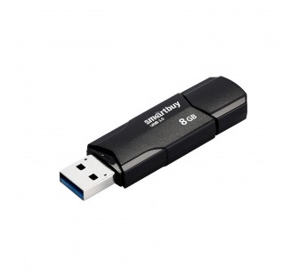 Флэш накопитель USB  8 Гб Smart Buy CLUE 3.1 (black) (205825)#1727556