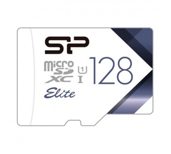 Флеш карта microSDXC 128Gb Class10 Silicon Power SP128GBSTXBV1V20SP Elite + adapter, шт#1727451