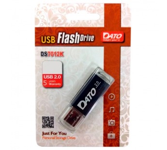 Флеш Диск Dato 64Gb DS7012 DS7012K-64G USB2.0 черный, шт#1746510
