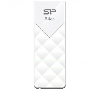 Флеш Диск Silicon Power 64Gb Ultima U03 SP064GBUF2U03V1W USB2.0 белый, шт#1757384
