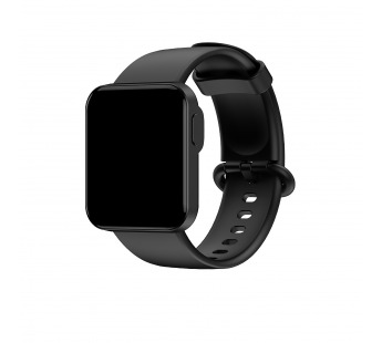 Ремешок - WB13 Xiaomi Redmi Watch 2 Lite силикон на кнопке (регулируемый) (black) (205810)#1737469