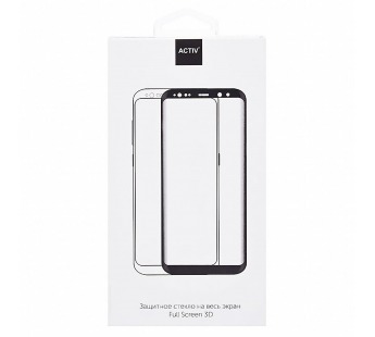 Защитное стекло Full Screen Activ Clean Line 3D для "Xiaomi 12X" (black)(205796)#1734151