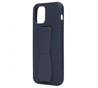 Чехол-накладка - PC058 для Apple iPhone 12/iPhone 12 Pro с подставкой и магнитом (dark blue)#1727855