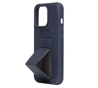 Чехол-накладка - PC058 для Apple iPhone 13 Pro с подставкой и магнитом (dark blue)#1727768