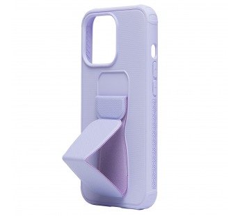 Чехол-накладка - PC058 для Apple iPhone 13 Pro с подставкой и магнитом (light violet)#1727771
