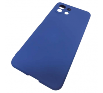                                 Чехол силиконовый Xiaomi Mi 11 Lite Silicone Cover темно-синий#2130456