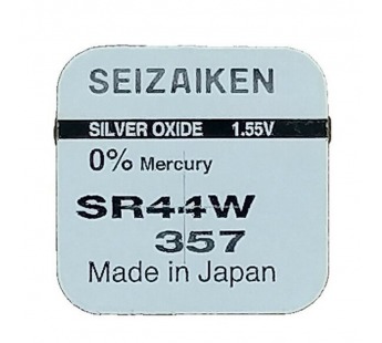 Элемент питания 357 (SR44W, A76, SR1154SW) G13 Silver Oxide "Seizaiken" BL-1#1729950