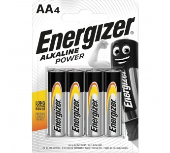 Батарейка AA Energizer Alkaline Power LR6-4BL, шт#1739915