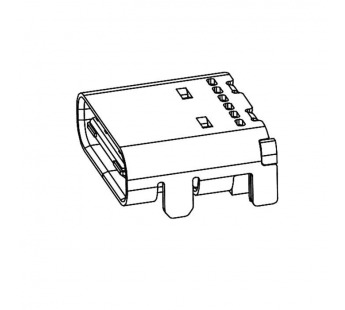 Гнездо на плату Type-C (USB 3.1) 16 контактов, 16PF-076#1974823