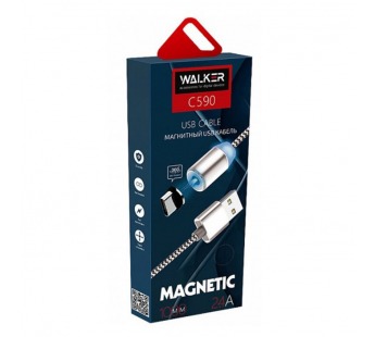 Кабель USB - Lightning WALKER С590 магнитный, шт#1733412