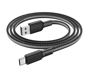 Кабель USB - Type-C HOCO X69 1.0m 3.0A (чёрно-белый), шт#1730443