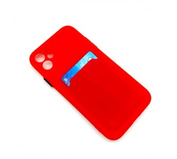 Чехол iPhone 11 с Карманом для карты Красный#1731752