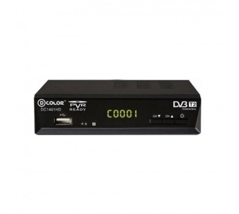 D-COLOR DC1401HD DVB-T2, только приставка, на запчасти#2056910