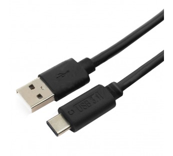 USB кабель шт.USB (A) - шт.Type-C "Cablexpert" (чёрный) 1м#1803320