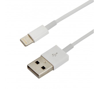 USB кабель шт.USB (A) - шт.Lightning с оригинальным чипом MFI, белый 1м "Rexant"#1785719