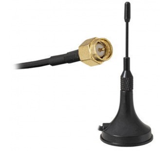 Антенна GSM внешняя, 3,5db RG174 2,5м SMA-M, RANT GSM-03-SMA-STRAIGHT-2500, чёрная#2099430