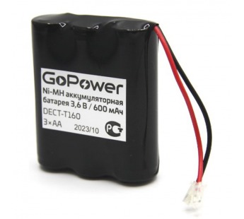 Аккумулятор для радиотелефона T160 (600 mAh 3.6V) 3xAA Ni-Mh "GoPower"#1816826