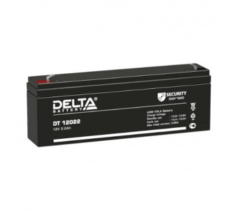 Аккумулятор свинцово-кислотный 12V,  2,2 Ah DT12022 "Delta"#1829848