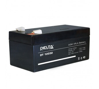 Аккумулятор свинцово-кислотный 12V,  3,2 Ah DT12032 "Delta"#1736469