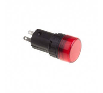 Индикатор LED D=16мм 220V, красный "Rexant"#1758270