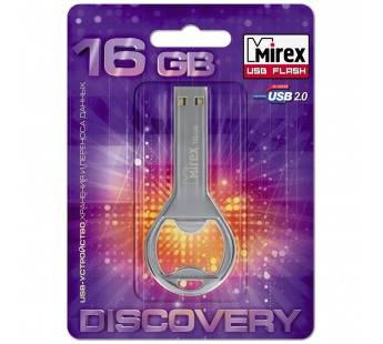 USB 2.0 Flash накопитель 16GB Mirex Bottle Opener (открывашка для бутылок)#1731942