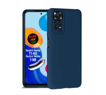 Чехол на Xiaomi Redmi Note 11 / Note 11S Silicone Case (синий)#1734480