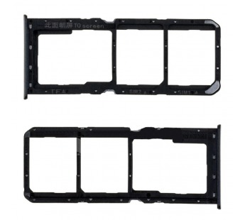 Держатель SIM для Realme C21/Narzo 50i (RMX3201/RMX3235) Черный#2082981