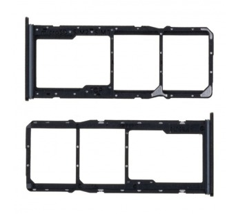 Держатель SIM для Samsung Galaxy A03 Core (A032F) Черный#2083027