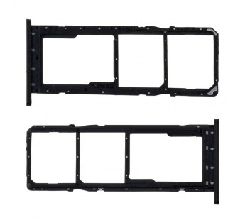 Держатель SIM для Samsung Galaxy A03 (A035F) Черный#2082055