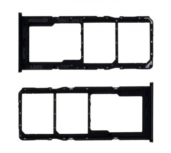 Держатель SIM для Samsung Galaxy A22 (A225F) Черный#2083024