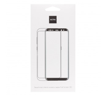 Защитное стекло Full Screen Activ Clean Line 3D для "Apple iPhone 14 Pro Max" (black) (206394)#1735569