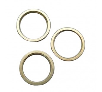 Рамка (кольцо) задней камеры iPhone 13 Pro/13 Pro Max (3шт. комплект) Золото#2082164