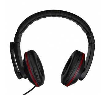 Наушники с микрофоном ОКЛИК HS-L390G DRAGON чёрный/красный 1.8м мониторные [25.07], шт#1740819