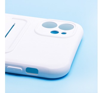 Чехол-накладка - SC304 с картхолдером для "Apple iPhone 11" (white) (208468)#2065063