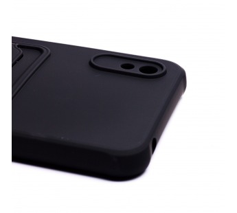 Чехол-накладка - SC304 с картхолдером для "Xiaomi Redmi 9A/Redmi 9i" (black) (208493)#2102860