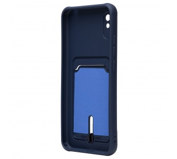 Чехол-накладка - SC304 с картхолдером для "Xiaomi Redmi 9A/Redmi 9i" (dark blue) (208497)#1965861