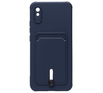 Чехол-накладка - SC304 с картхолдером для "Xiaomi Redmi 9A/Redmi 9i" (dark blue) (208497)#1965859