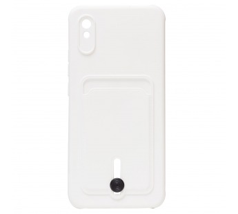 Чехол-накладка - SC304 с картхолдером для "Xiaomi Redmi 9A/Redmi 9i" (white) (208496)#1769742