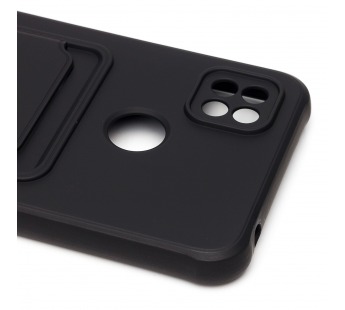 Чехол-накладка - SC304 с картхолдером для "Xiaomi Redmi 9C" (black) (208510)#1769740