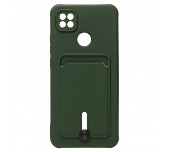 Чехол-накладка - SC304 с картхолдером для "Xiaomi Redmi 9C" (dark green) (208509)#1769648