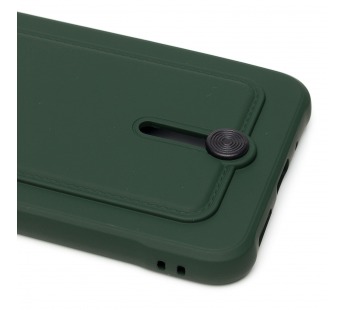 Чехол-накладка - SC304 с картхолдером для "Xiaomi Redmi 9C" (dark green) (208509)#1769652