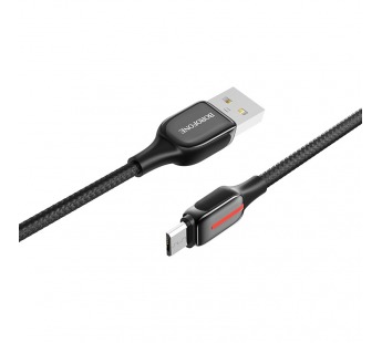 Кабель USB - Micro USB Borofone BU14 Heroic (120см) черный#1742369